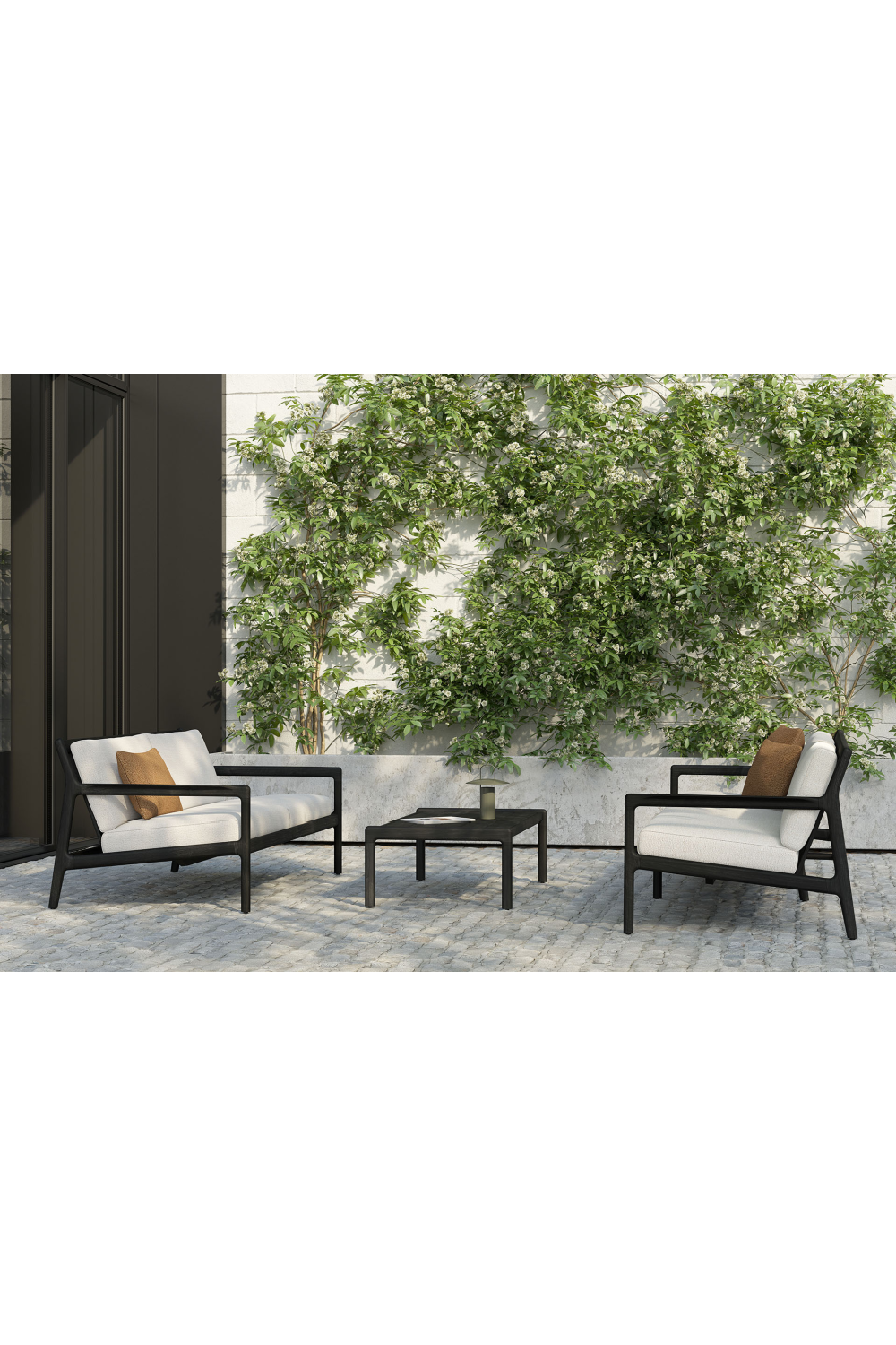 Black Teak Outdoor Sofa | Ethnicraft Jack