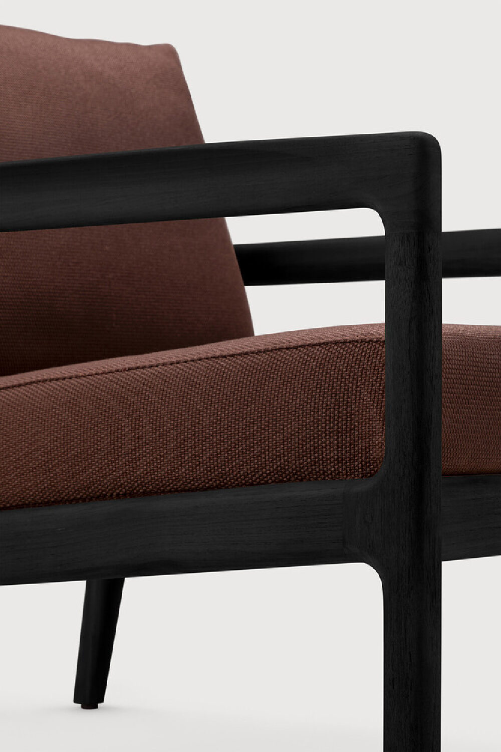 Black Teak Outdoor Lounge Chair | Ethnicraft Jack | Oroa.com