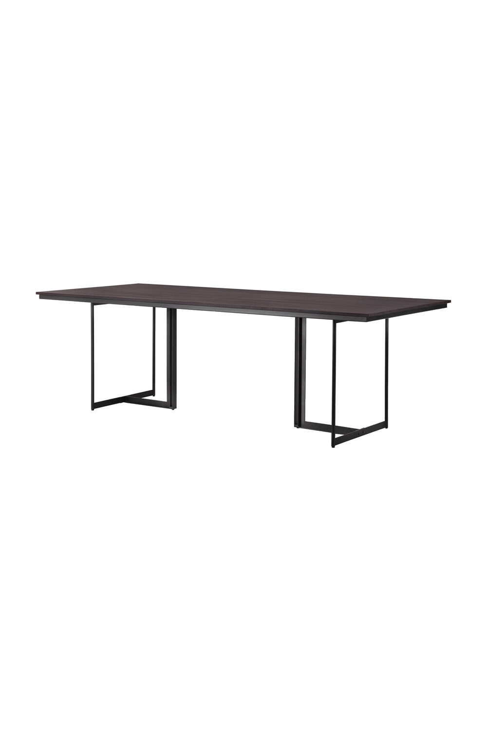 Dark Brown Teaek Dining Table | Ethnicraft Tacet | Oroa.com
