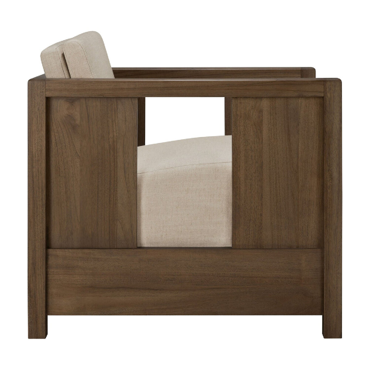 Modern or European furniture - Fabric Cushioned Lounge Chair - www.oroa.com