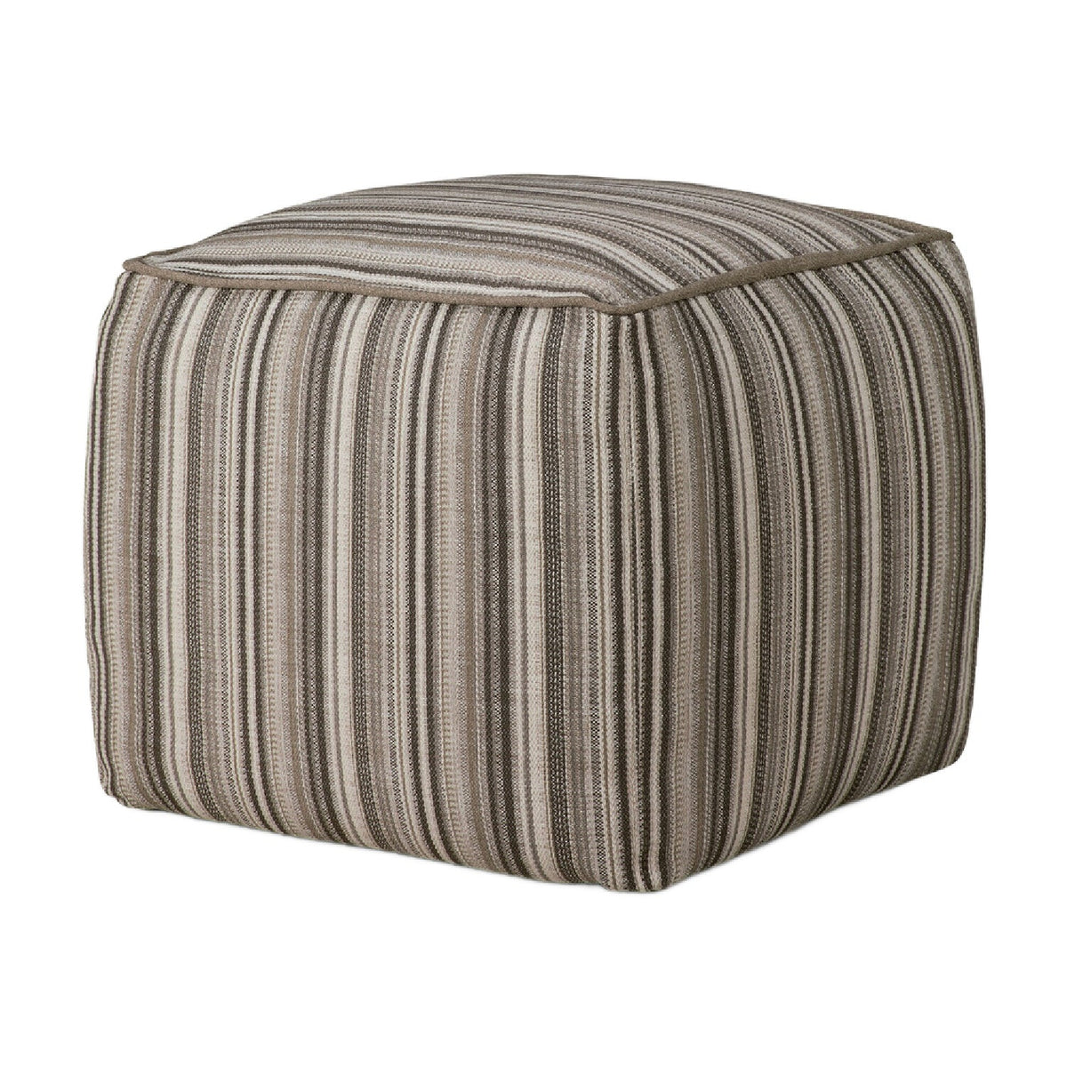 Modern or European furniture - Stripe Outdoor Ottoman - www.oroa.com
