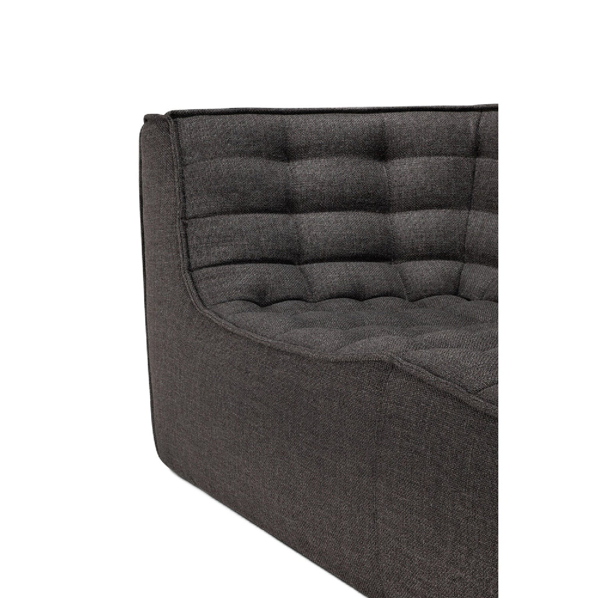 Modern or European furniture - Stitched Detail 3-Seater Sofa - www.oroa.com