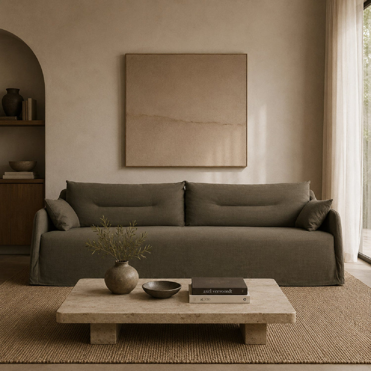 Linen Blend Sofa | Ethnicraft Weave
