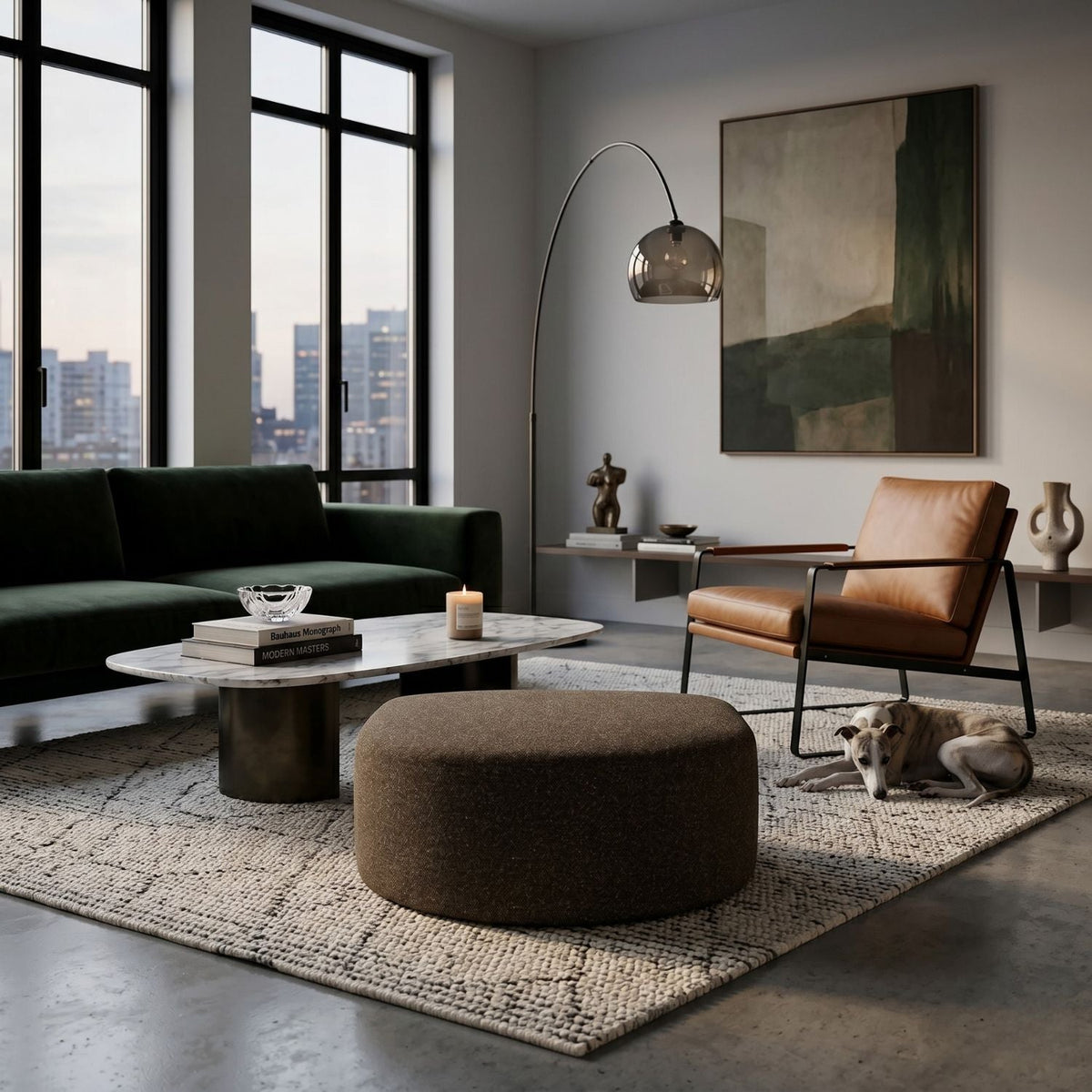 Brown Modular Sofa | Ethnicraft Bulky