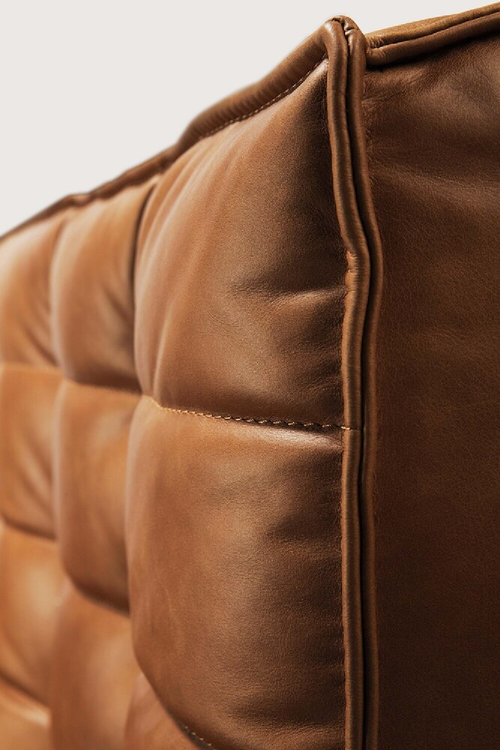 Brown Leather Modular Sofa Set | Ethnicraft N701 | Oroa.com
