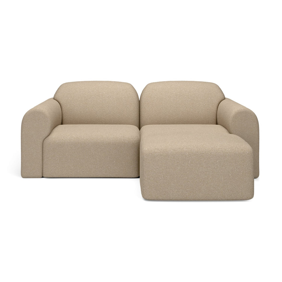 Modern European furniture - End Seater Sofa with Footstool - www.oroa.com
