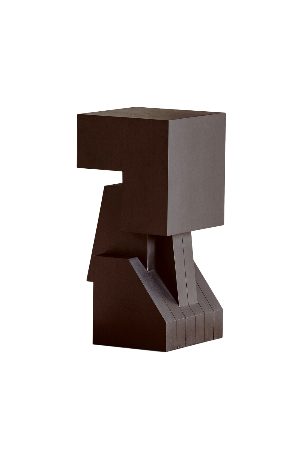 Mahogany Abstract Sculpture | Ethnicraft Brutal Monument #4 | Oroa.com