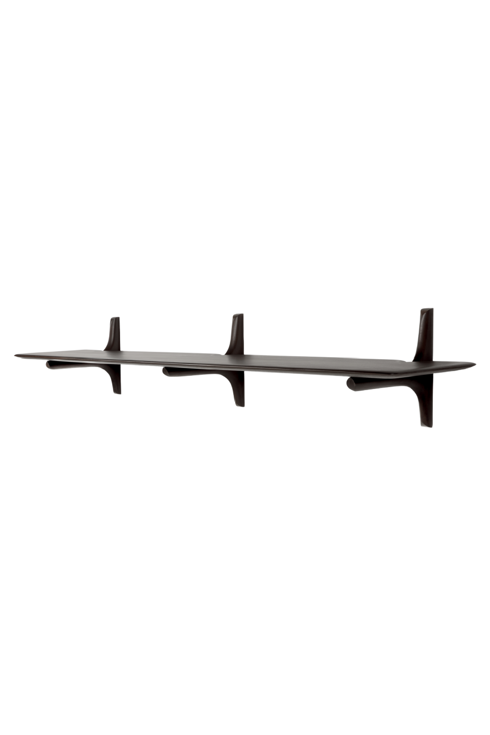 Brown Mahogany Wall Shelf | Ethnicraft PI | Oroa.com