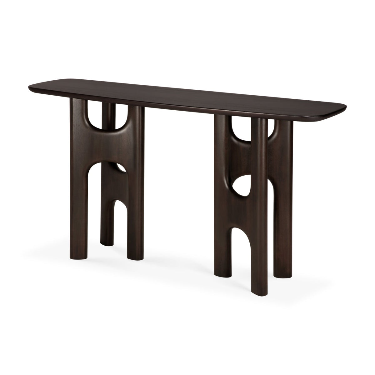 Brown Mahogany Console Table | Ethnicraft Flow | Oroa.com