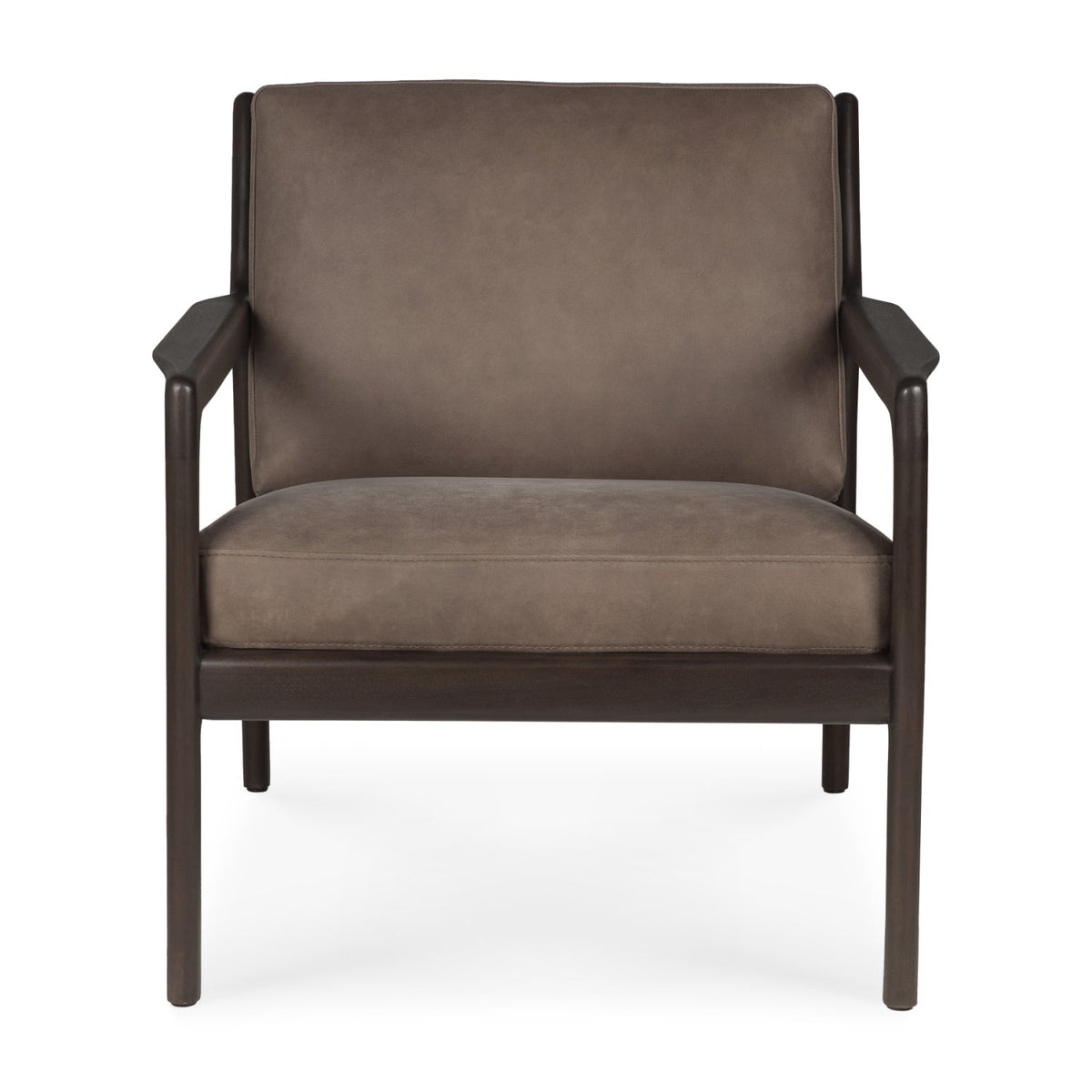 Brown Mahogany Lounge Chair | Ethnicraft Jack | Oroa.com