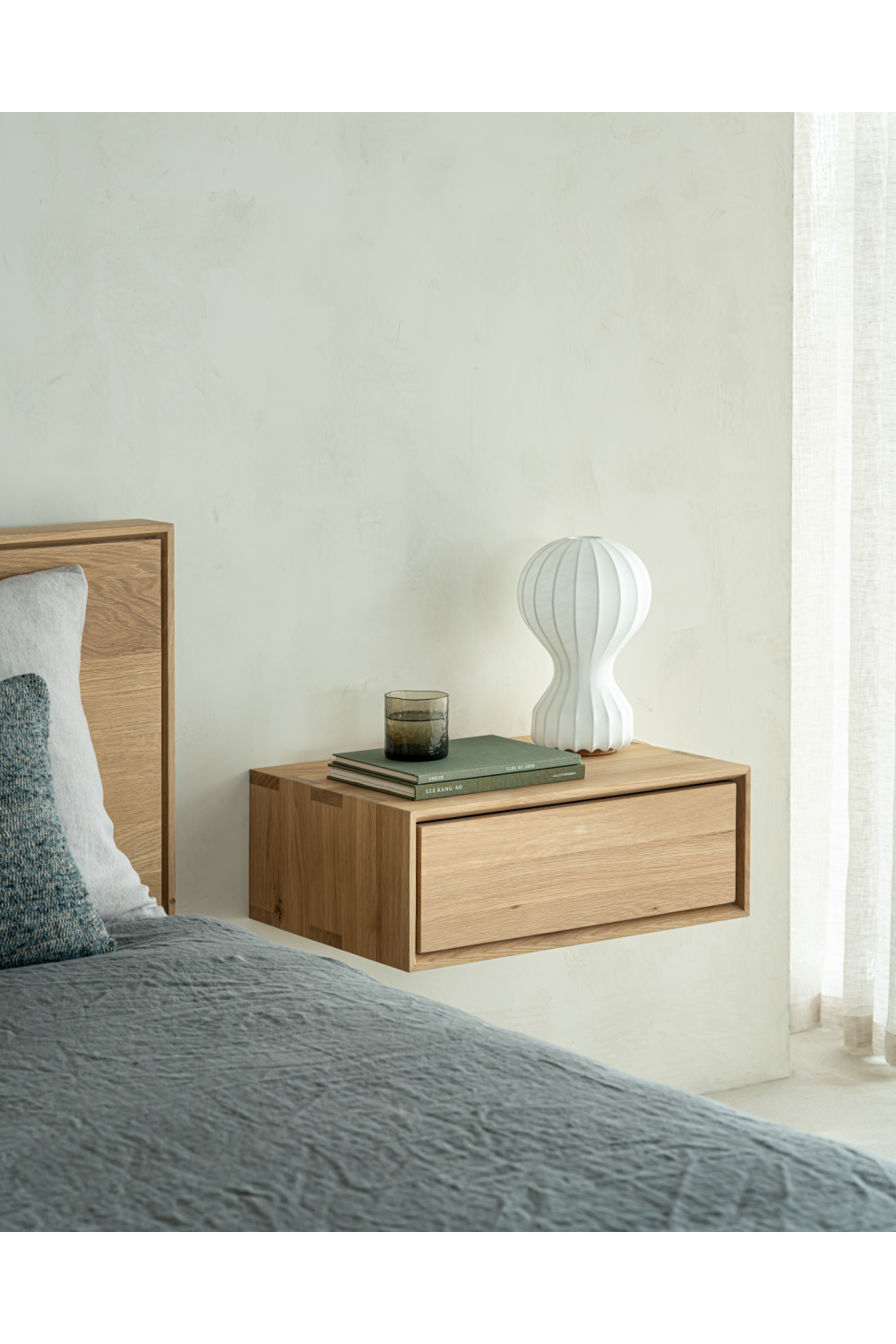 Solid Oak Nightstand | Ethnicraft Nordic II | OROA.com