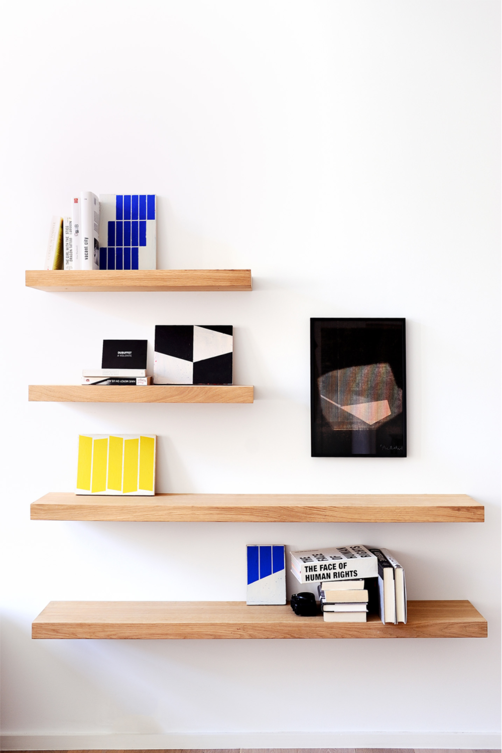Oiled Oak Wall Shelf | Ethnicraft Wall | OROA.com