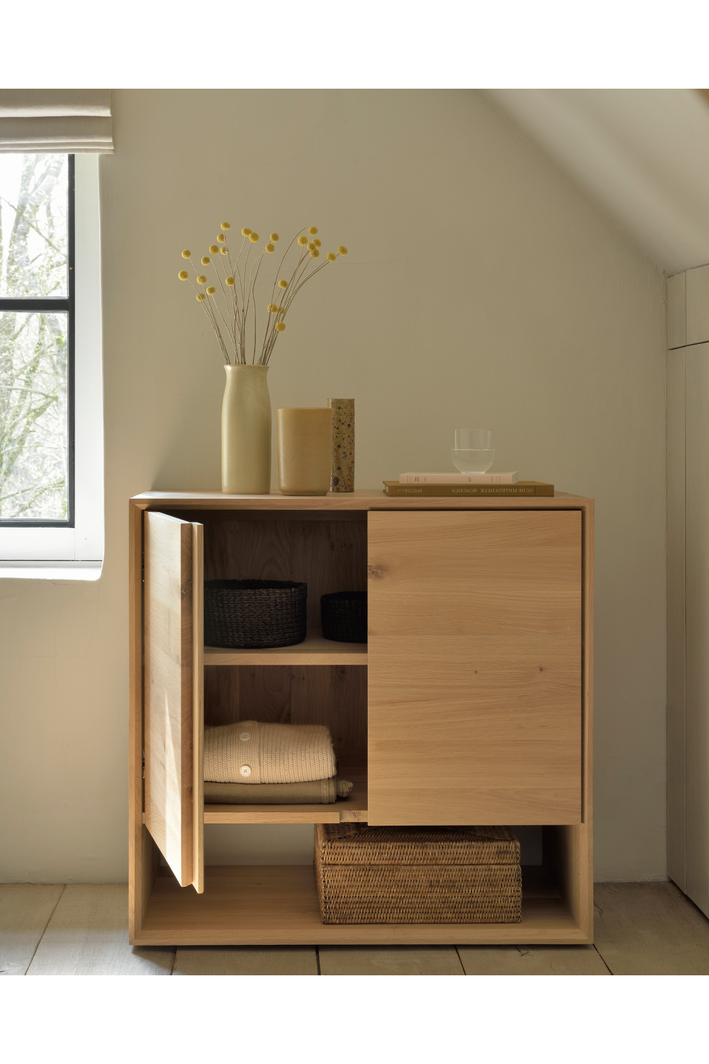 Solid Oak Minimalist Sideboard | Ethnicraft Nordic | OROA