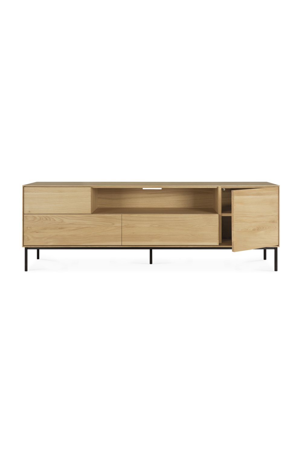 Solid Oak TV Cupboard | Ethnicraft Whitebird