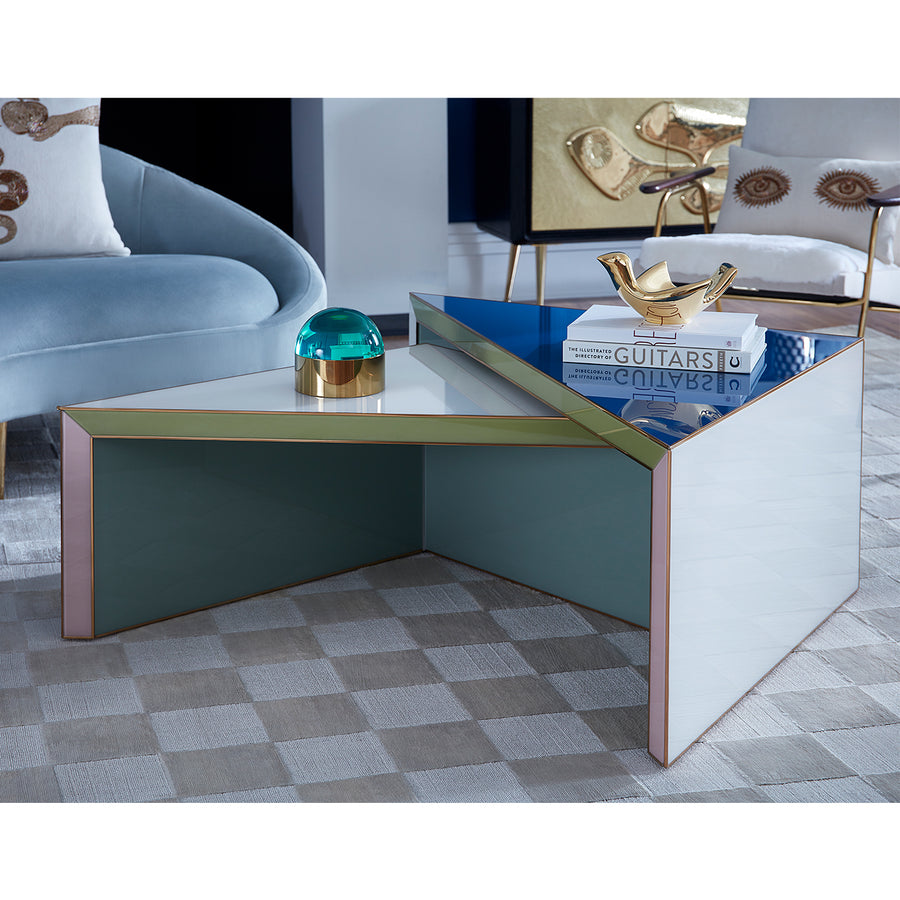 Green Acrylic Lid Box M | Jonathan Adler Globo | Oroa.com