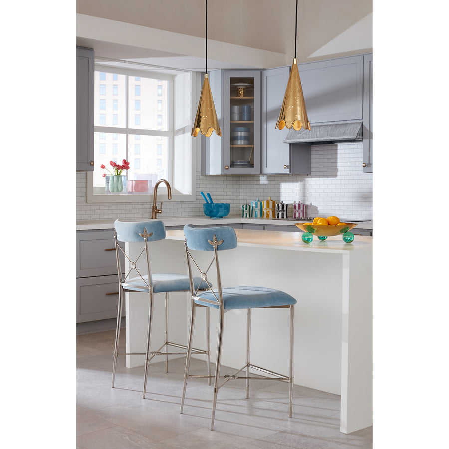 Velvet Counter Stool | Jonathan Adler Rider | Oroa.com