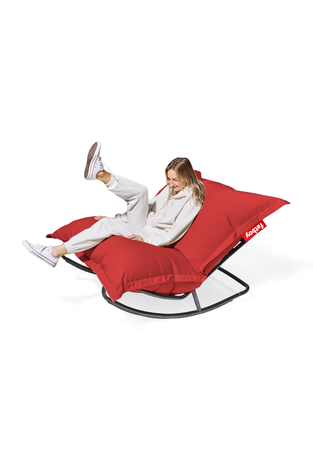 Outdoor Bean Bag With Rocking Chair | Fatboy Original + Rock 'n Roll | OROA.com