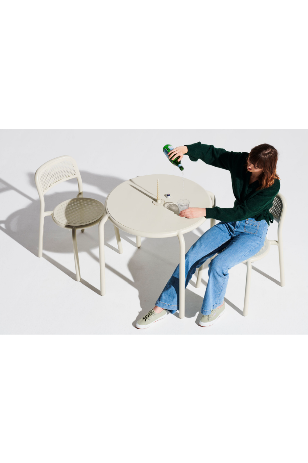 Aluminum Outdoor Bistro Table | Fatboy Toni Bistreau | OROA.com