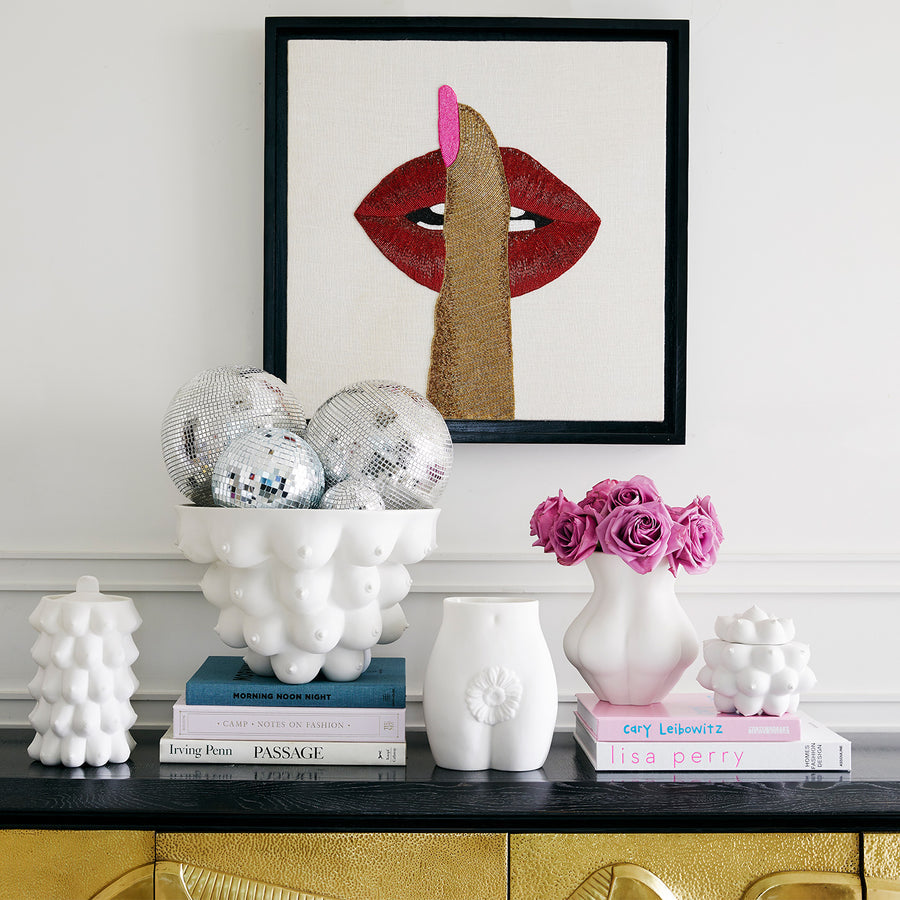 Sculpted Porcelain Orb Box | Jonathan Adler Georgia | Oroa.com