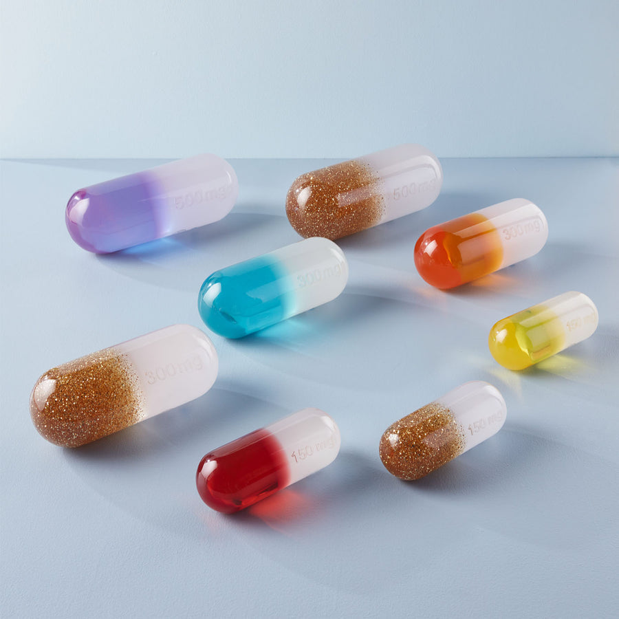 Acrylic Capsule Decorative Object L | Jonathan Adler Pill | Oroa.com