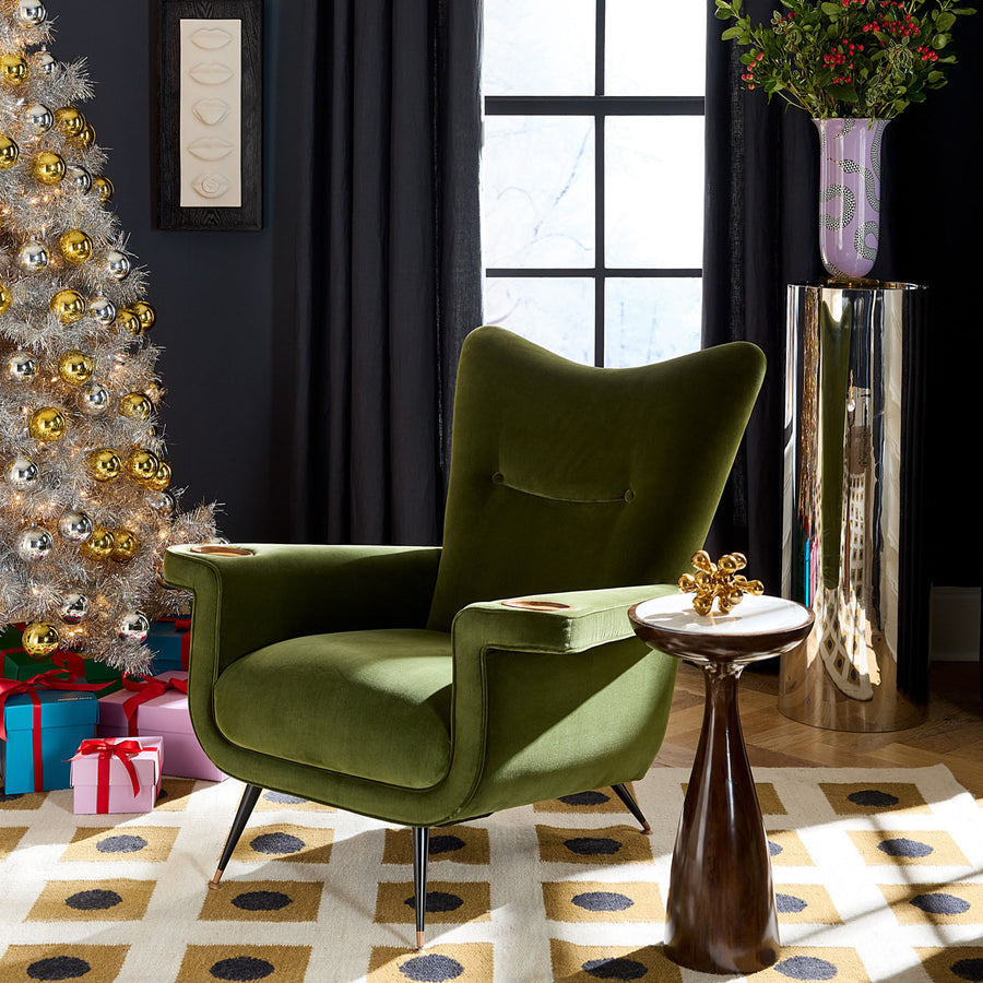 Solid Mahogany Drinks Table | Jonathan Adler Buenos Aires | Oroa.com