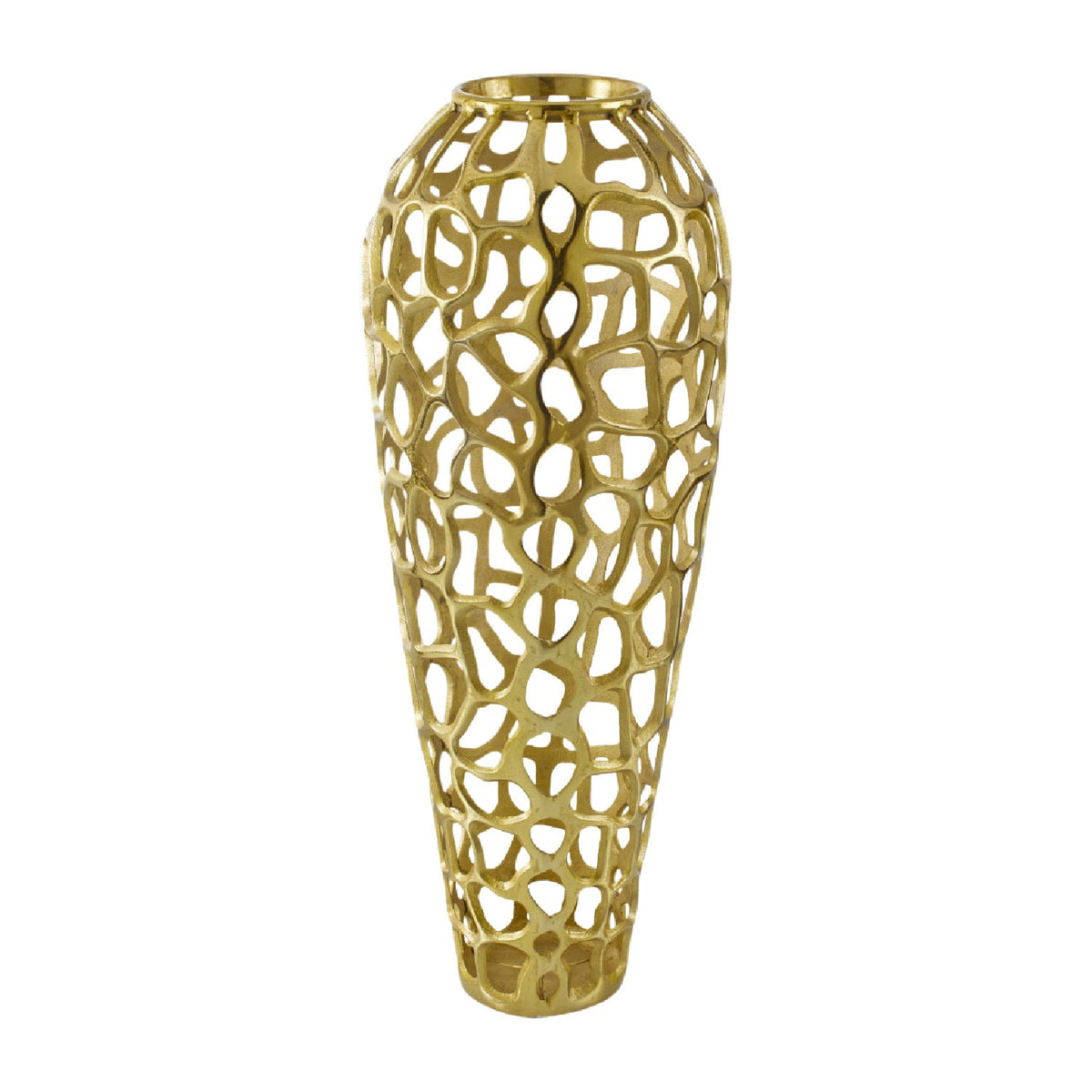 Modern European furniture - Openwork Aluminum Vase - www.oroa.com