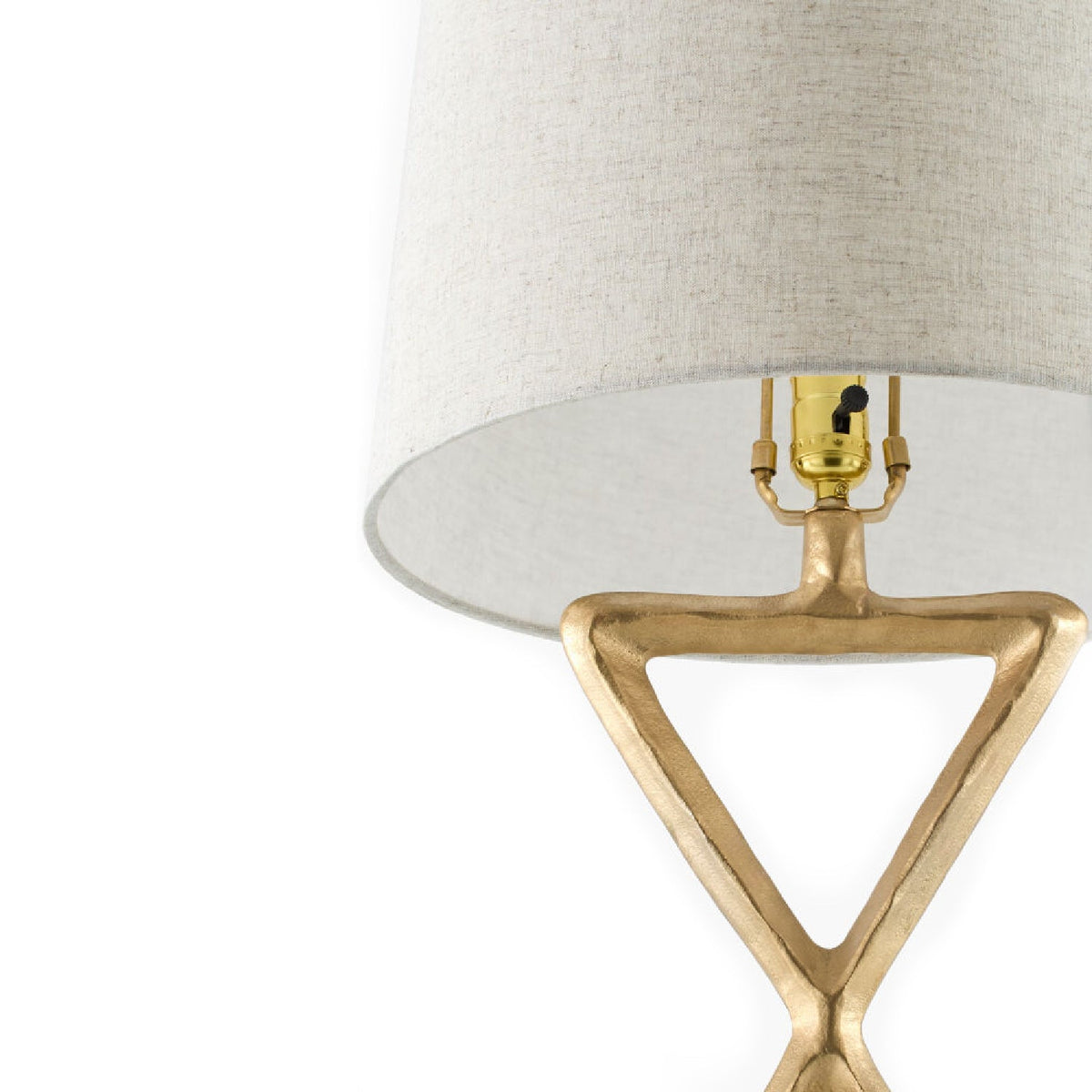 Modern European furniture - Crisscross Aluminum Accent Table Lamp - www.oroa.com