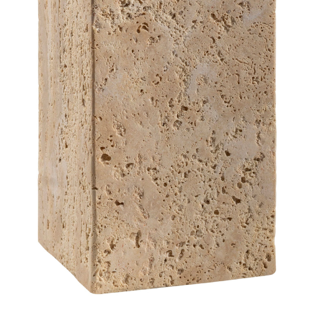 Modern European furniture - Beige Travertine Accent Table Lamp - www.oroa.com