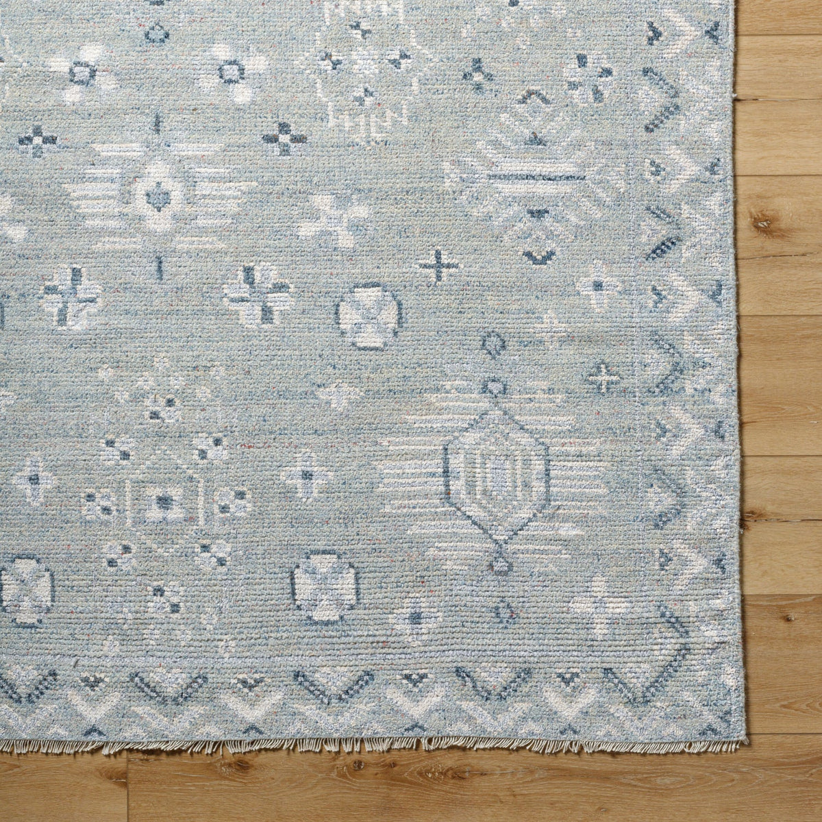Modern European furniture - Blue Wool Blend Table Runner - www.oroa.com
