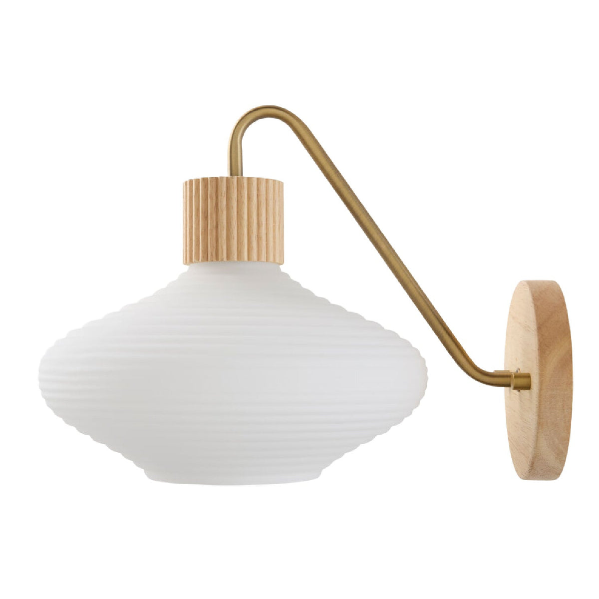 Modern European furniture - White Blown Glass Wall Lamp - www.oroa.com
