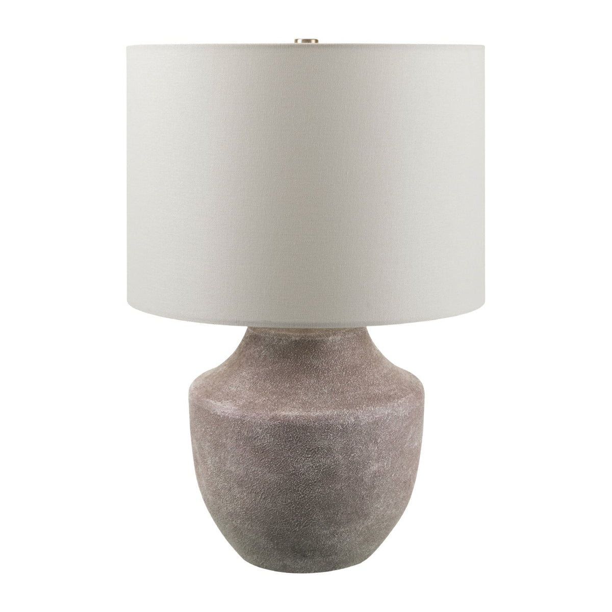 Modern European furniture - Beige Drum Linen Table Lamp S - www.oroa.com