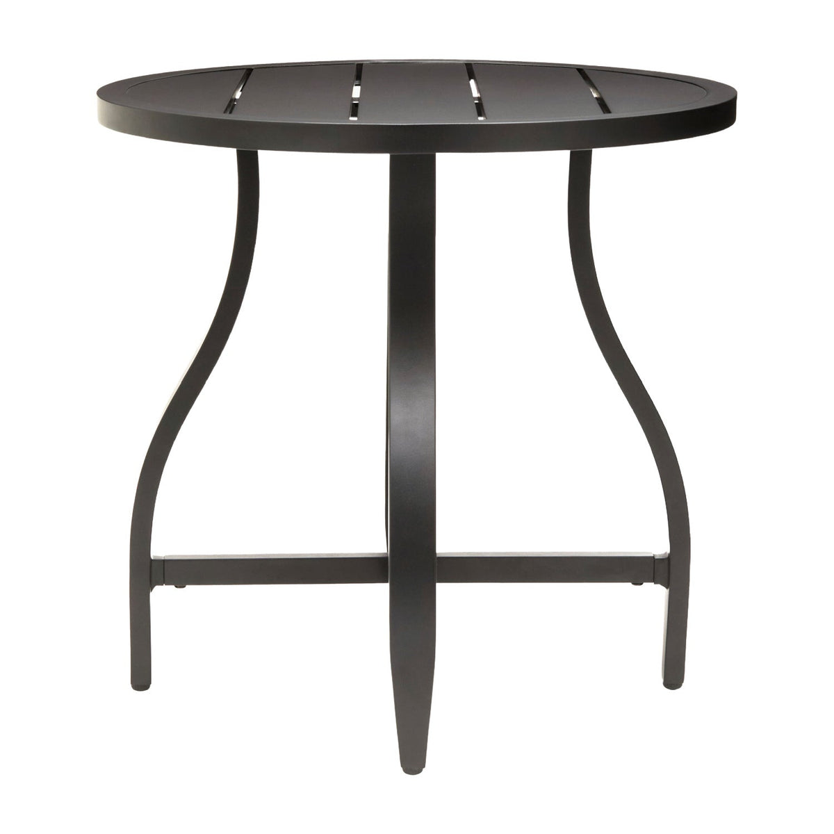 Modern European furniture - Black Aluminum Outdoor End Table - www.oroa.com