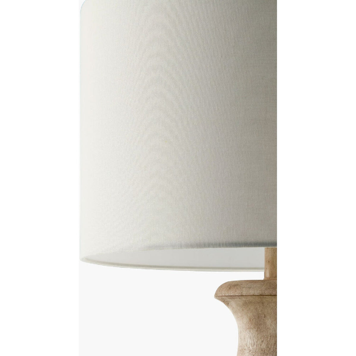 Modern European furniture - White Linen Accent Table Lamp - www.oroa.com