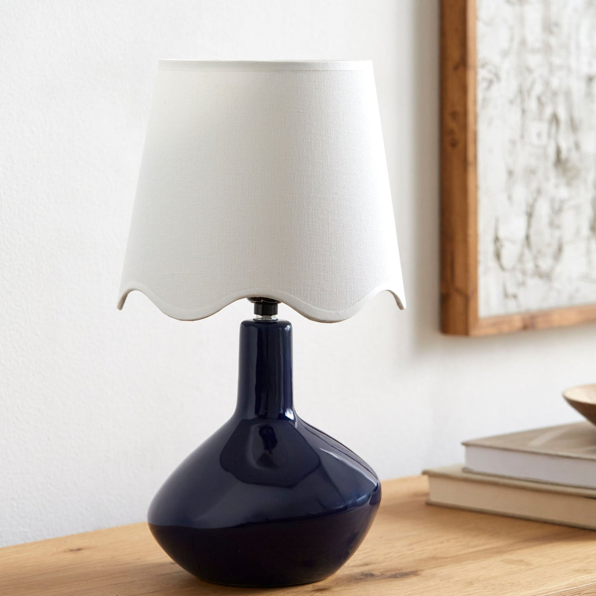 Modern European furniture - Wavy Rattan Accent Table Lamp - www.oroa.com