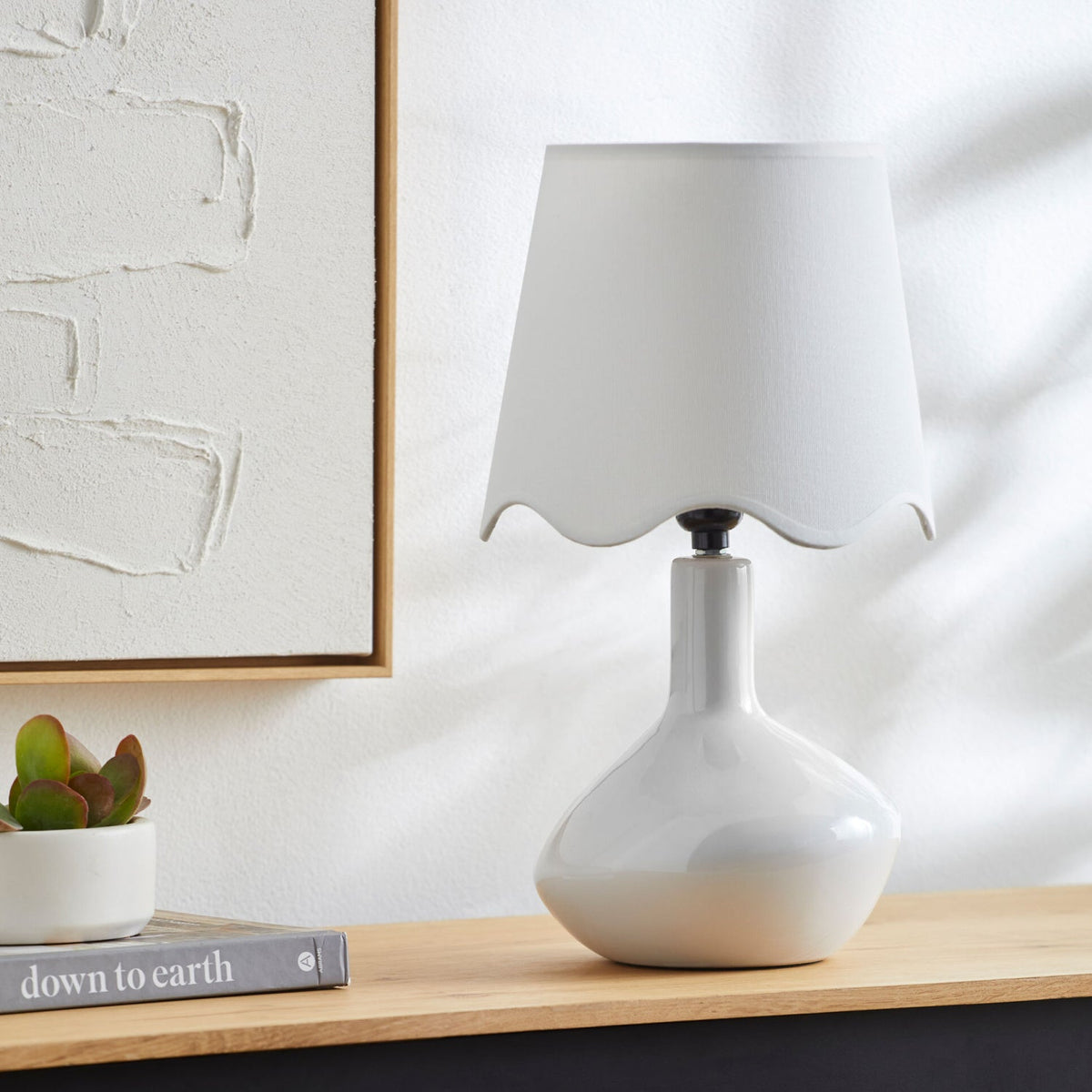 Modern European furniture - Wavy Rattan Accent Table Lamp - www.oroa.com