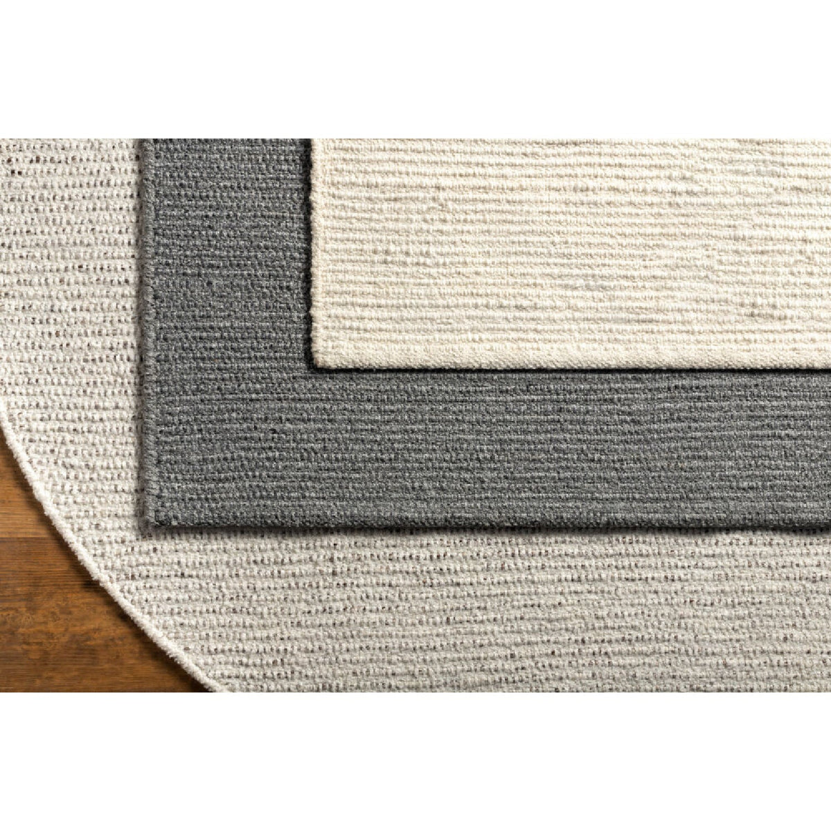 Modern furniture - Hand-Woven Minimalist Round Carpet - www.oroa.com