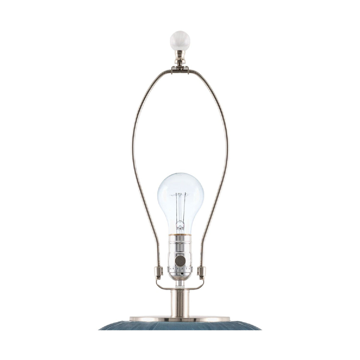 Modern European furniture - Blue Glass Accent Table Lamp - www.oroa.com