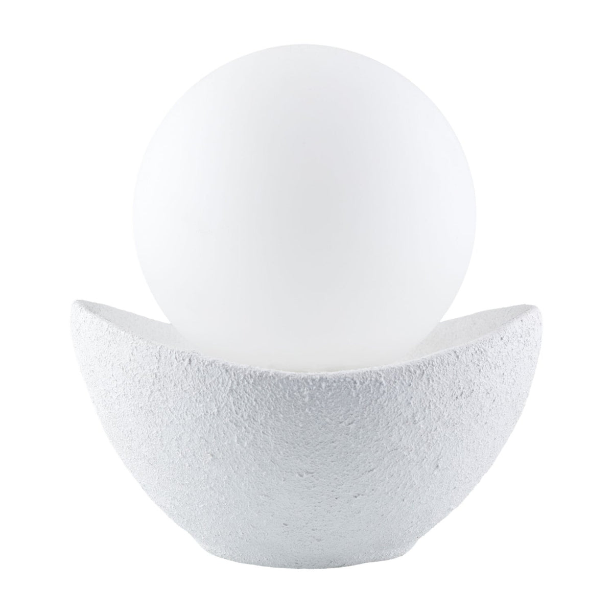 Modern European furniture - Cement Bowl Accent Table Lamp - www.oroa.com