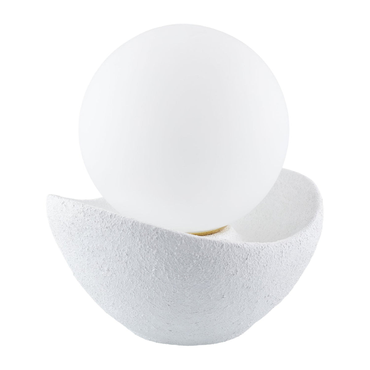 Modern European furniture - Cement Bowl Accent Table Lamp - www.oroa.com