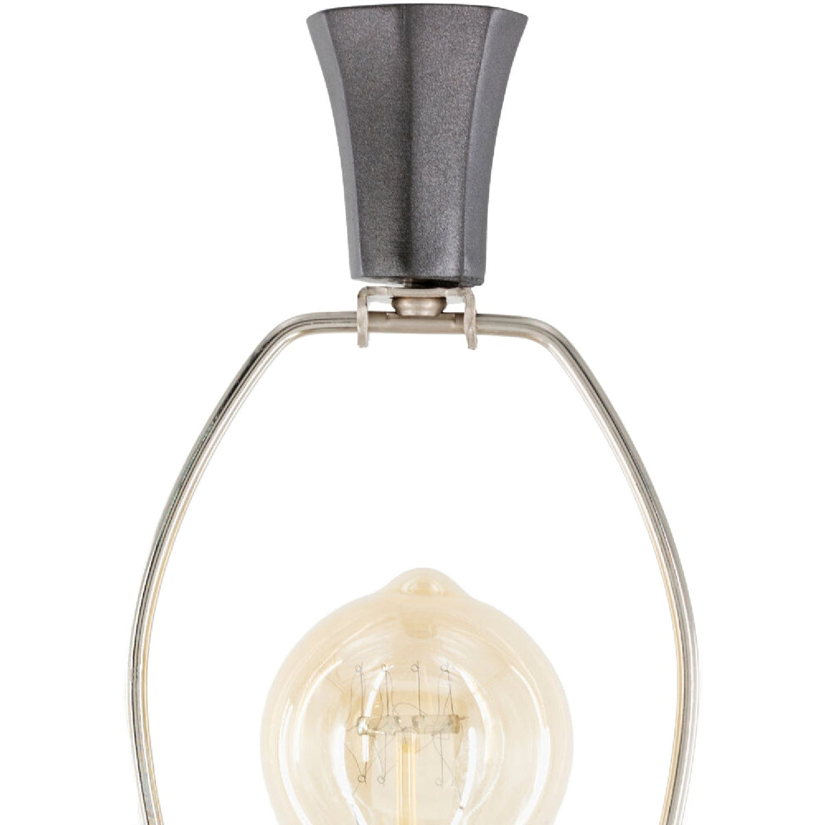Modern European furniture - Gray Faceted Accent Table Lamp - www.oroa.com