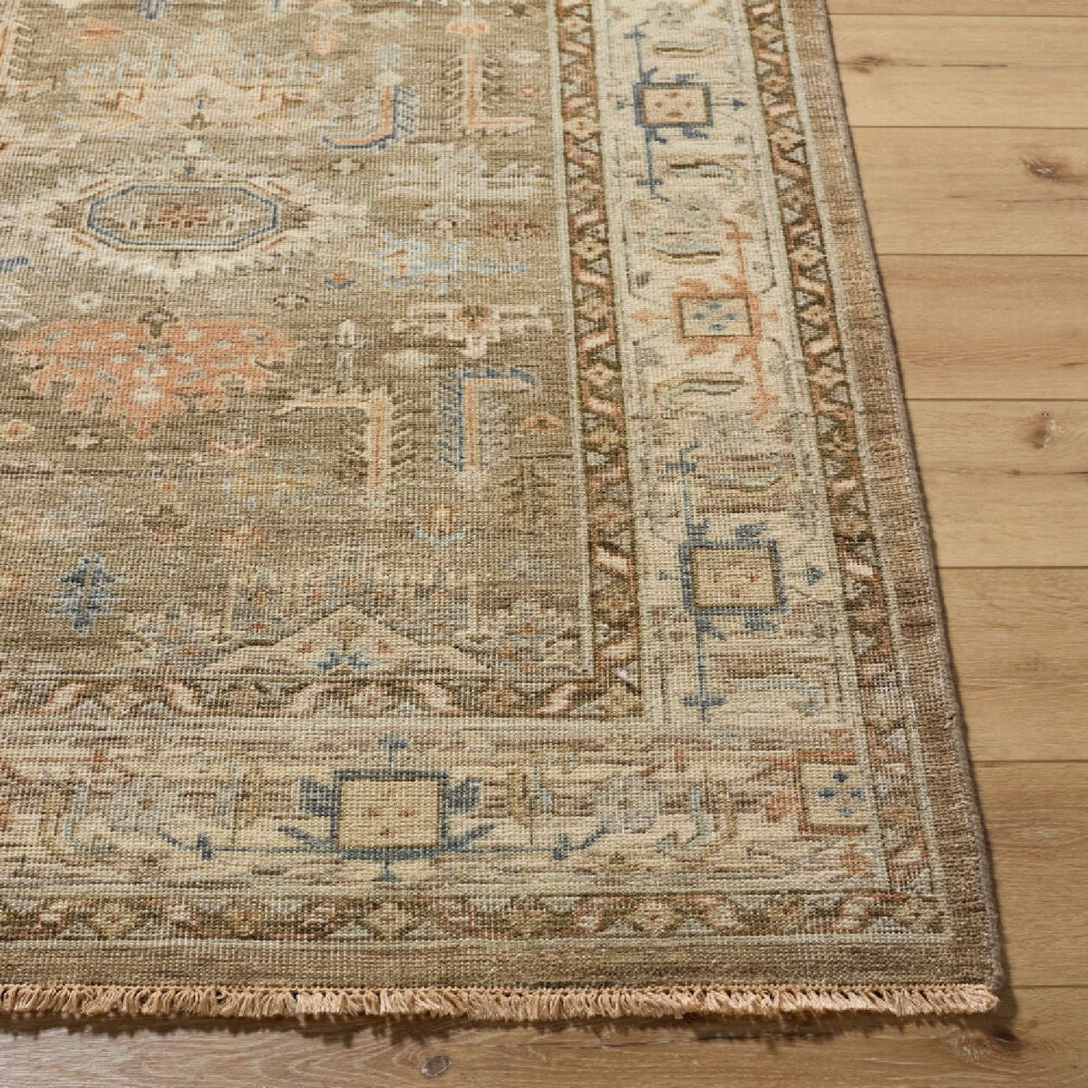 Modern furniture - Patterned Wool Fringe Carpet - www.oroa.com