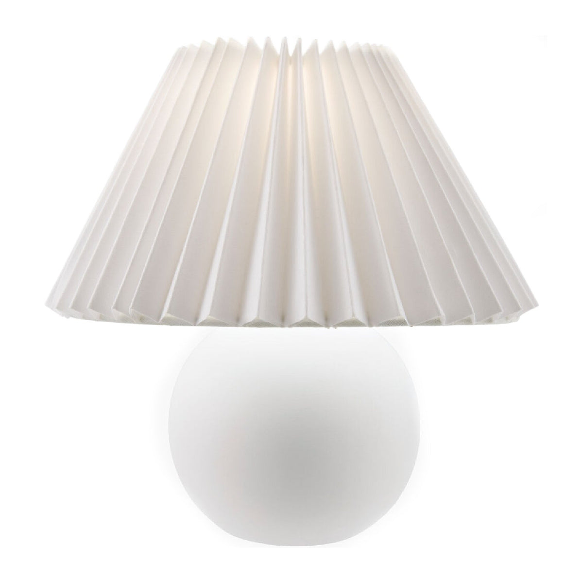 Modern European furniture - Pleated Linen Ceramic Table Lamp - www.oroa.com