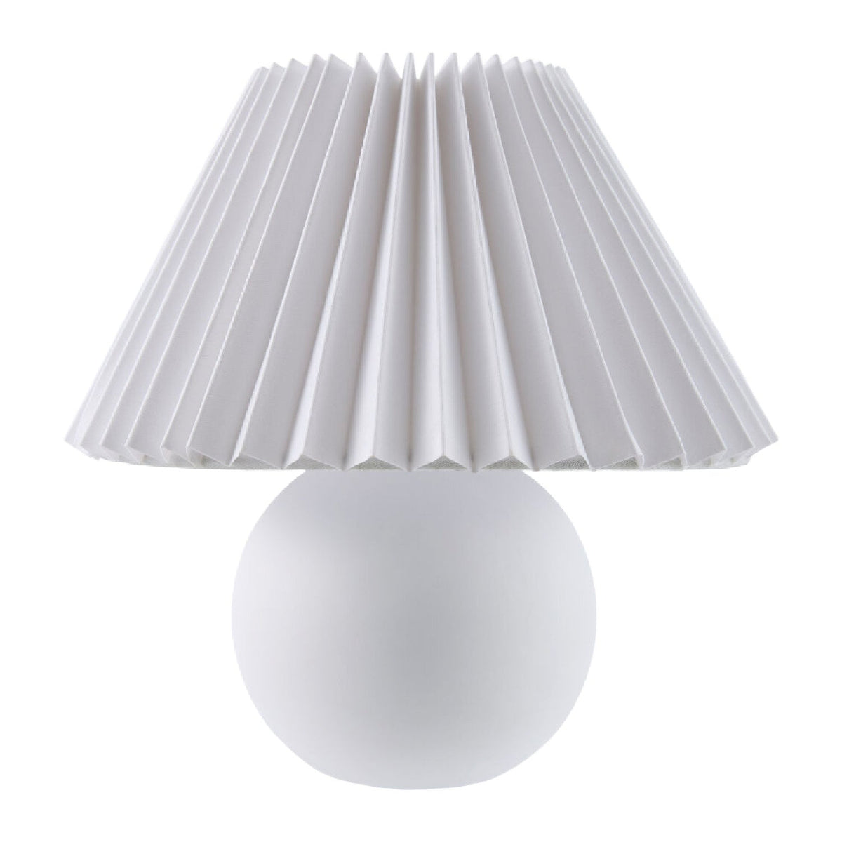 Modern European furniture - Pleated Linen Ceramic Table Lamp - www.oroa.com