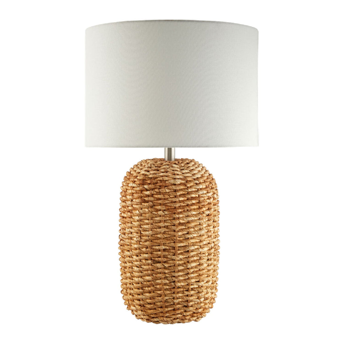 Modern European furniture - Rattan White Cotton Table Lamp - www.oroa.com