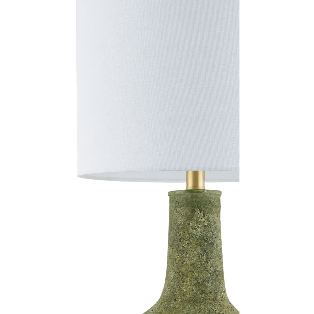 Modern European furniture - Rustic Green Ceramic Table Lamp - www.oroa.com