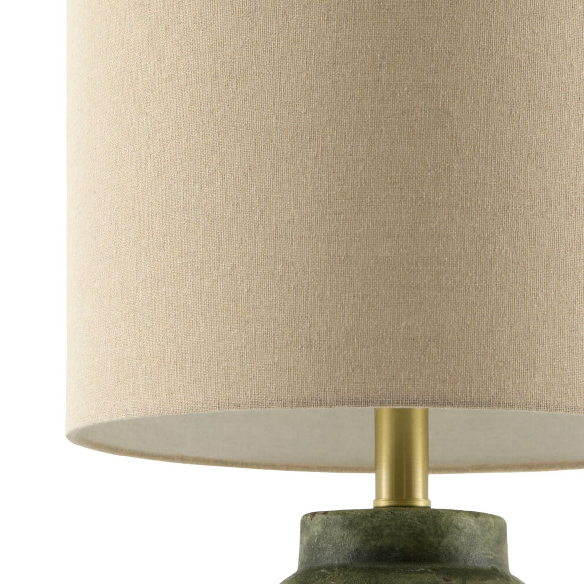 Modern European furniture - Handpainted Green Ceramic Table Lamp - www.oroa.com