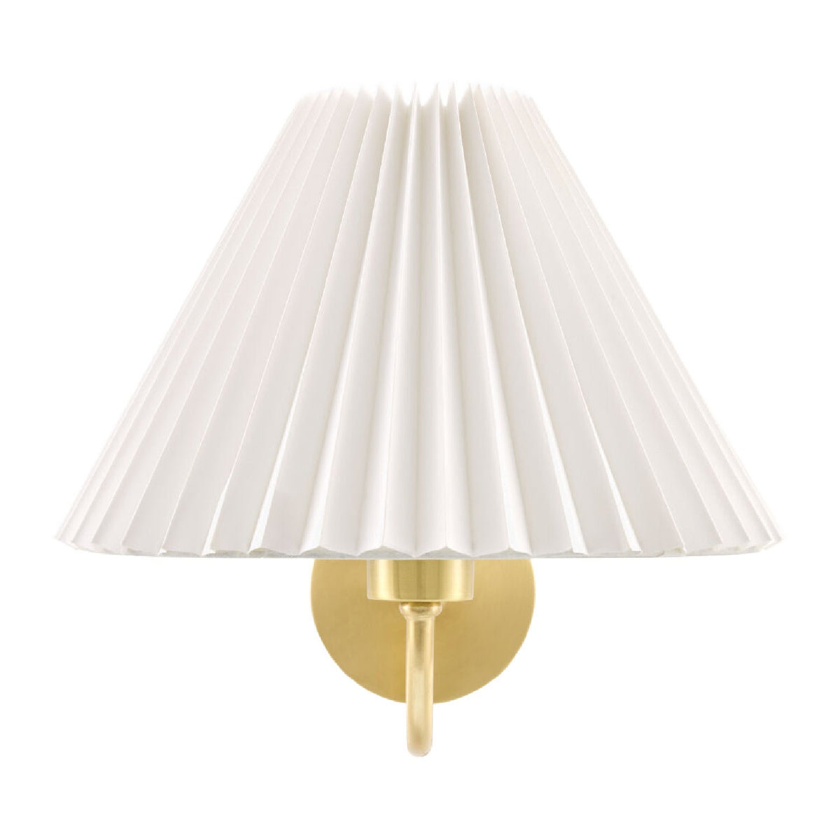 Modern European furniture - Pleated White Linen Wall Lamp - www.oroa.com