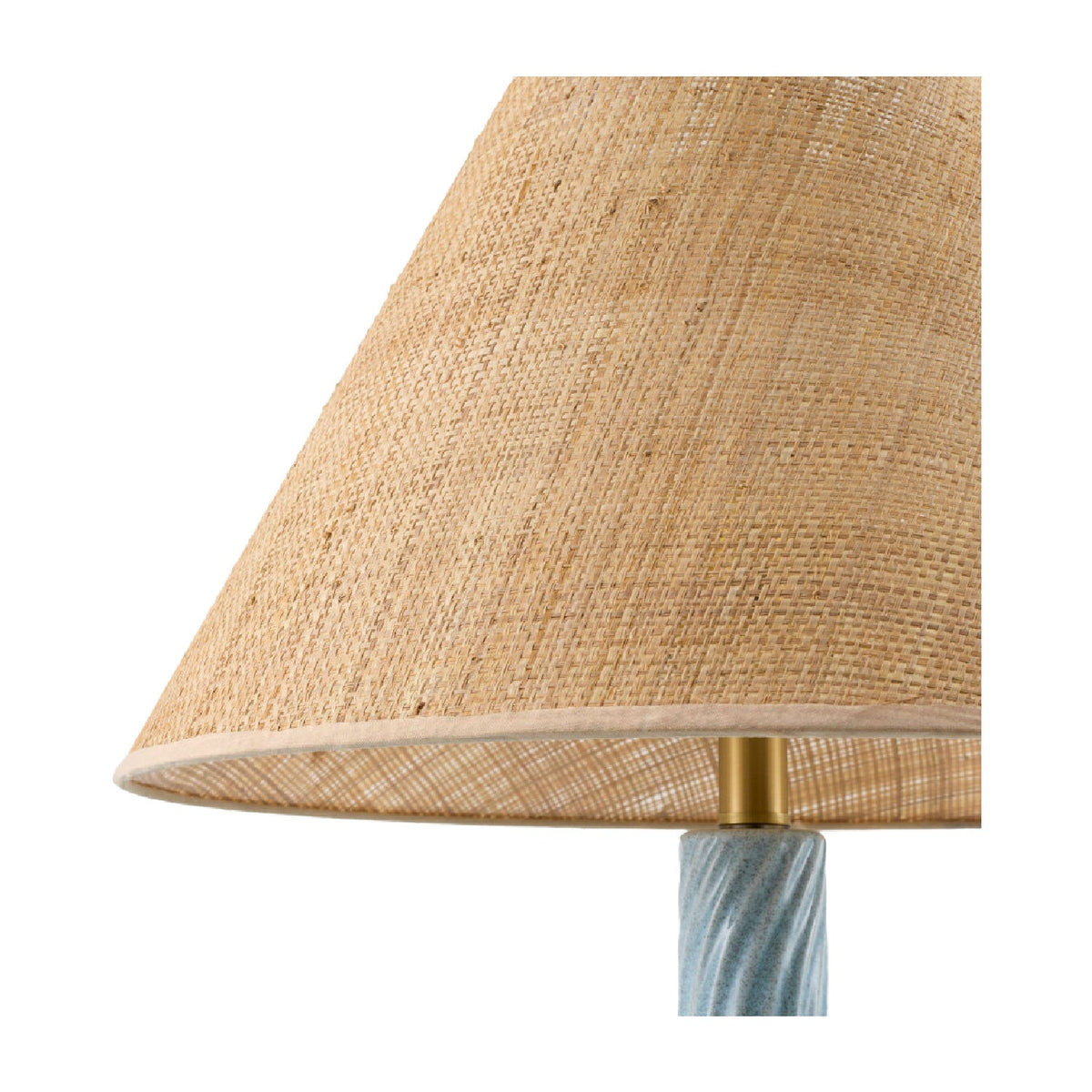 Blue Ceramic Accent Table Lamp | Kuda Home Baska