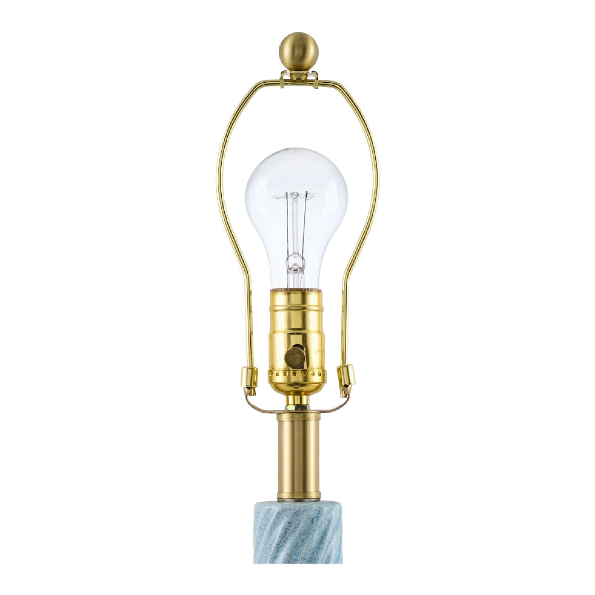 Blue Ceramic Accent Table Lamp | Kuda Home Baska