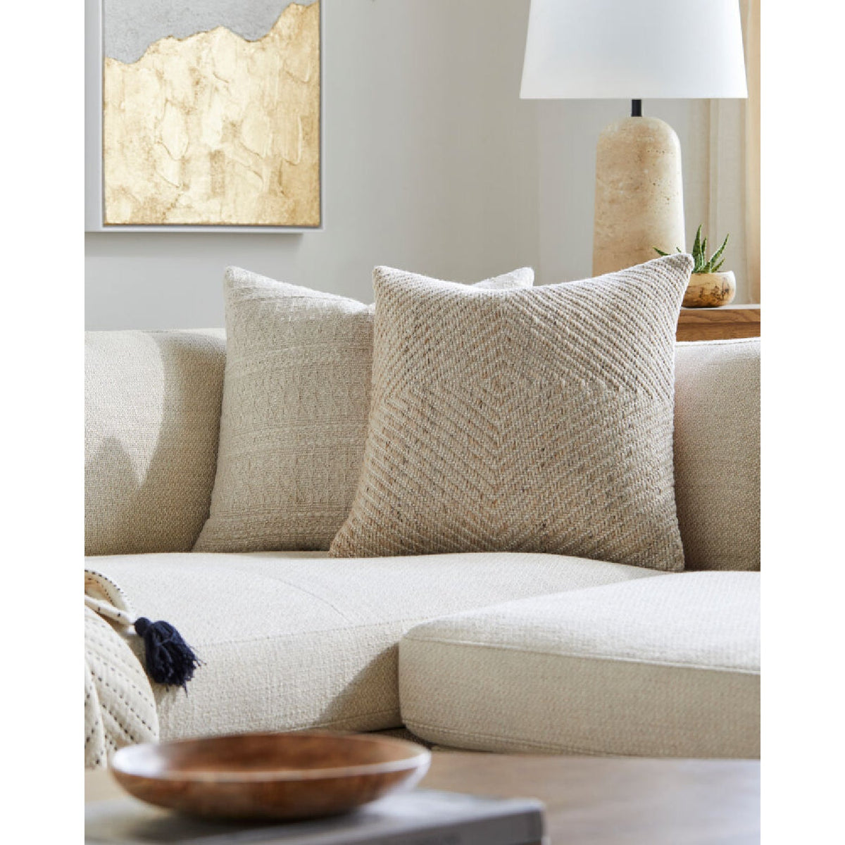 Modern European furniture - Woven Yarn Poly Insert Pillow - www.oroa.com